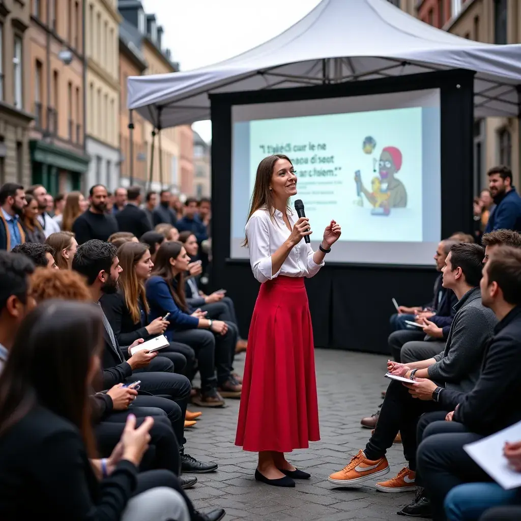 Professional business solutions illustration